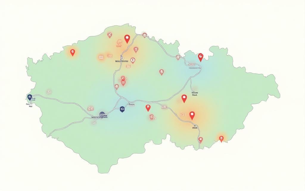 Mautzonenkarte Tschechien